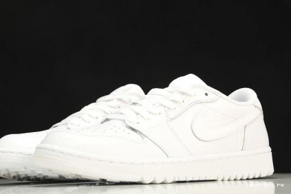 White Triple Jordan Low Golf Retro 1 1024